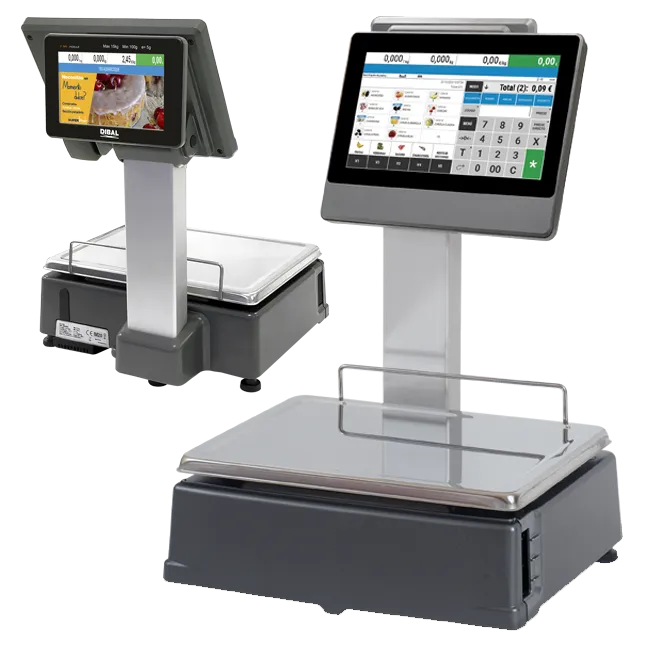 BÁSCULA DOBLE CUERPO ETIQUETADORA