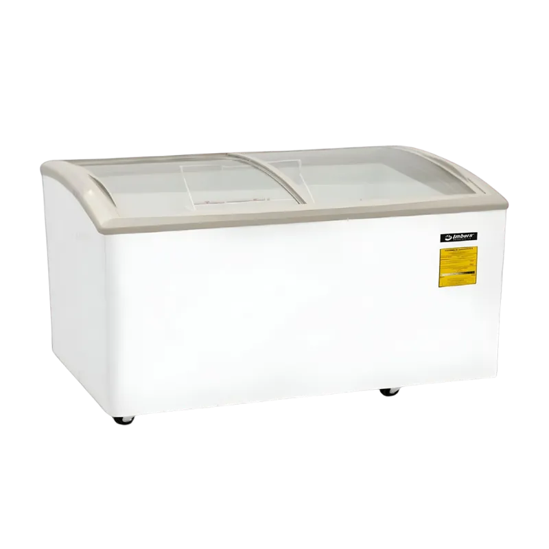 Congelador horizontal puertas de cristal 26 pies