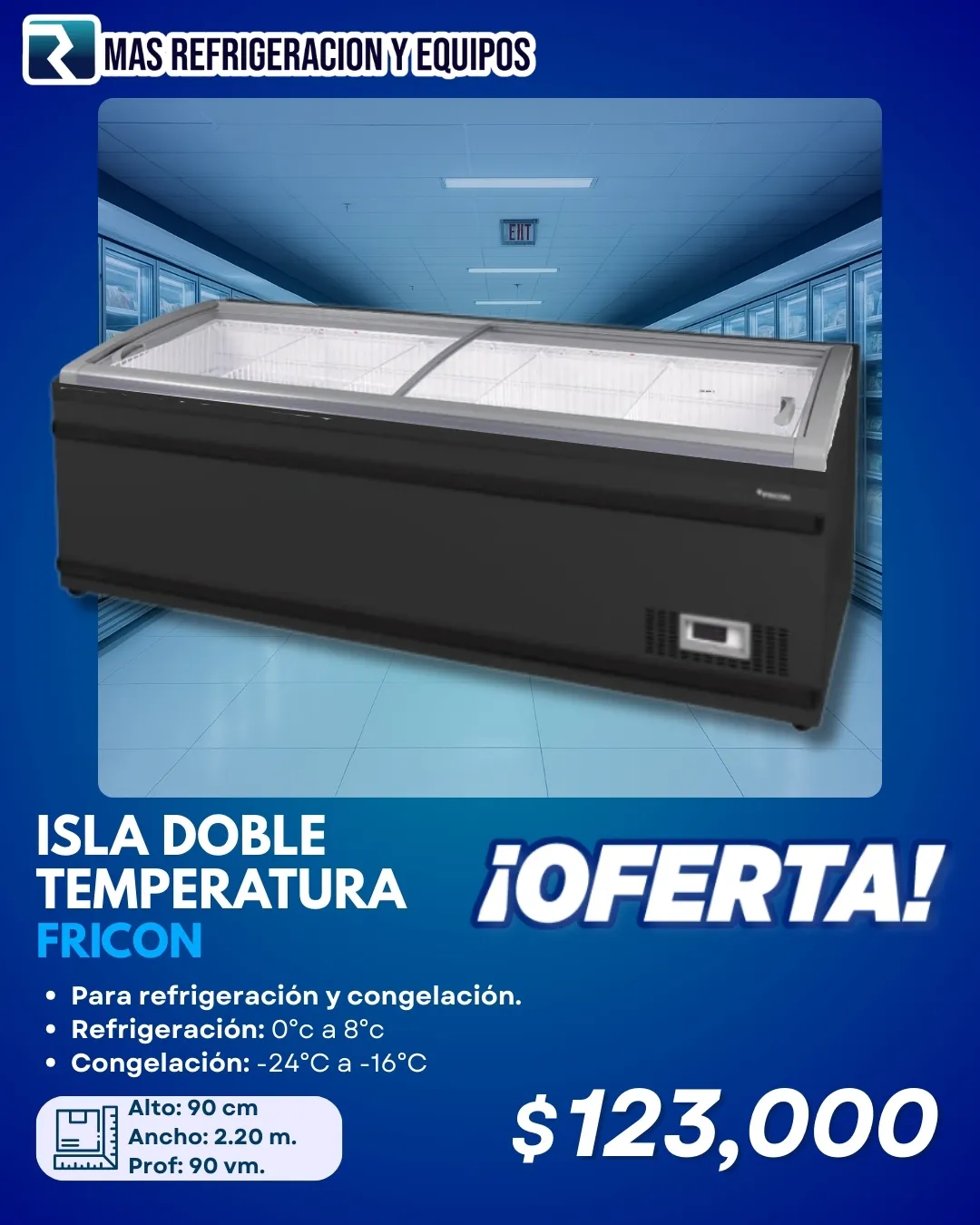 EXHIBIDOR FRICON DUAL TEMP