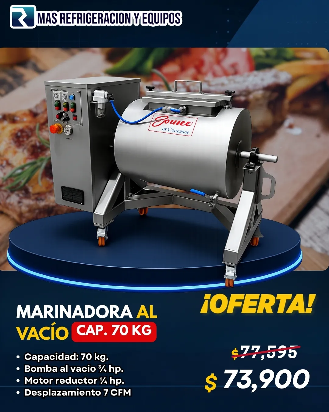 Marinadora al vacío