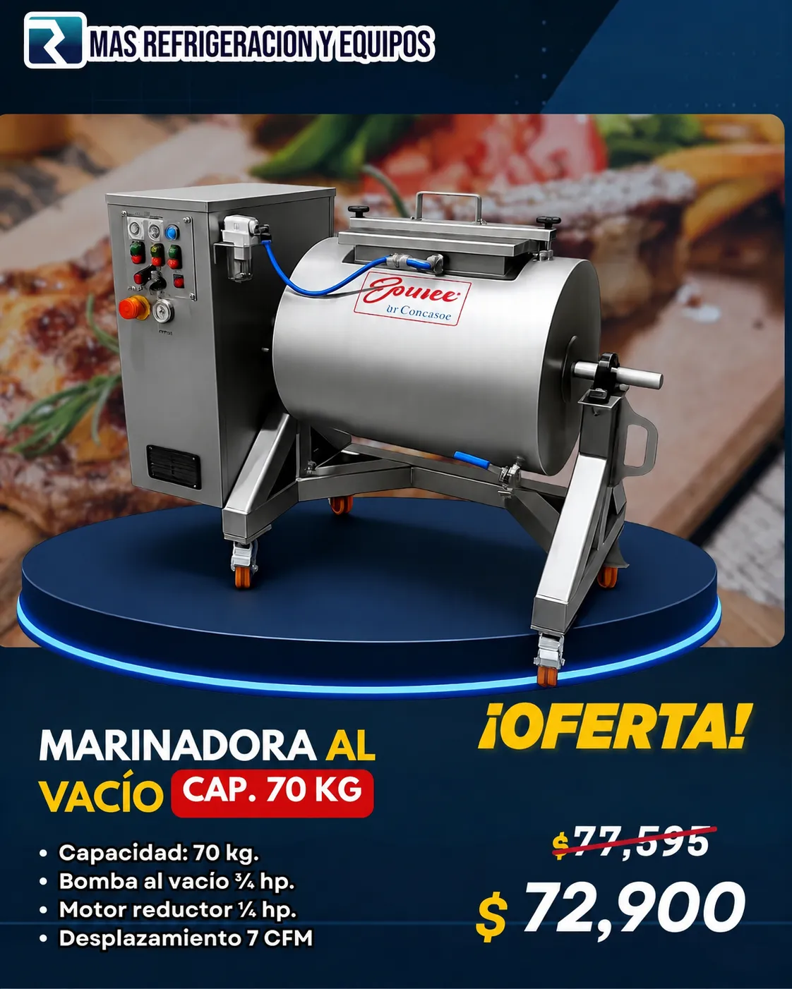 Marinadora al vacío