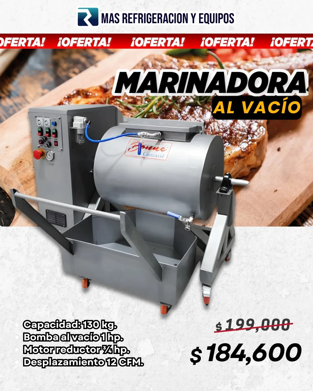 Marinadora al vacío